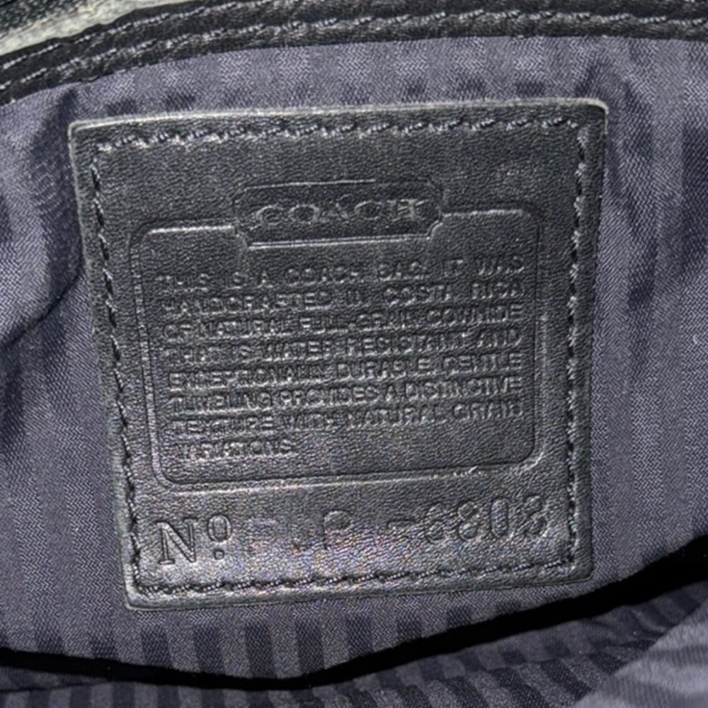 Coach Hudson Vintage Pebbled Leather Crossbody Bag - Picture 3 of 4